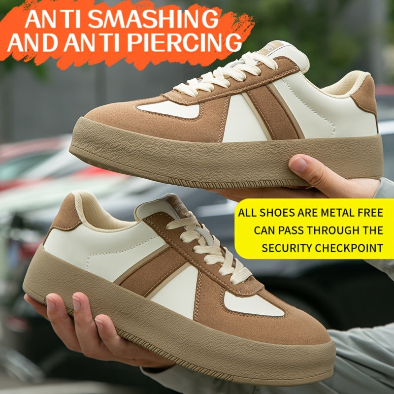 Women's Stab-Resistant Work Shoes Lightweight Breathable Steel-Free Safety Footwear