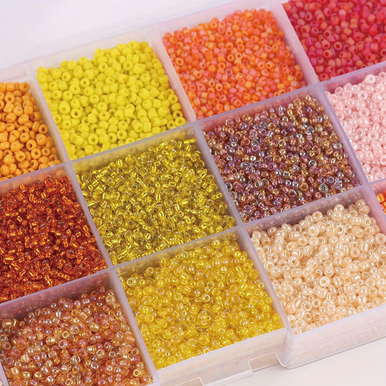 Jewelry Making Kit with Solid Color Rice Beads Tube Beads and Glass Beads