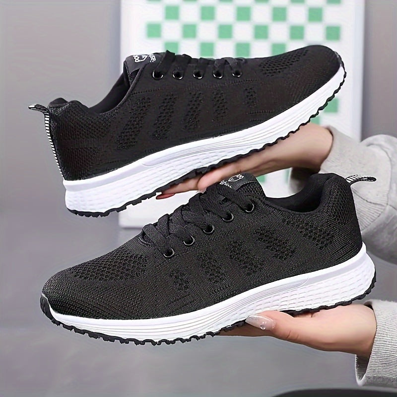 ayollar uchun nafas oluvchi tarmoq yugurish poyafzallari past top sport sneakers