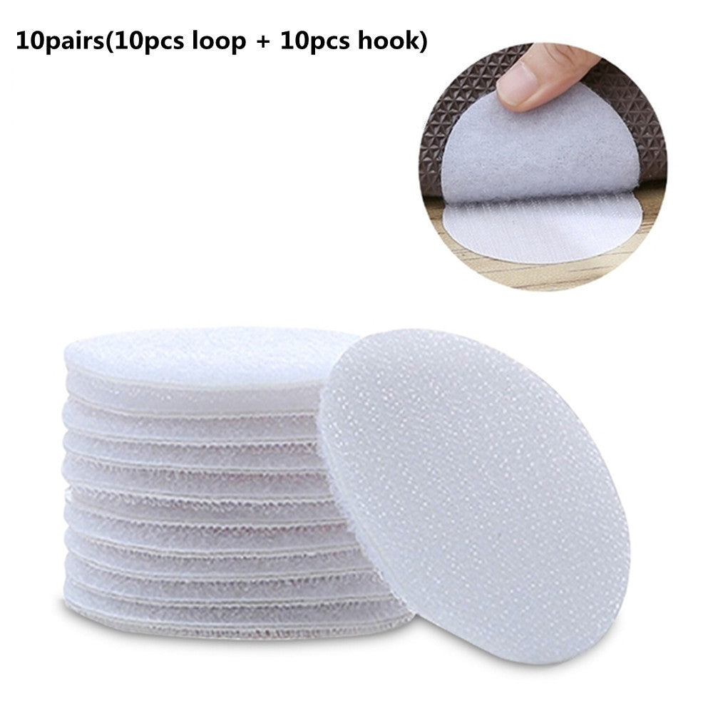 Cinta antideslizante de alfombra de 30mm para alfombras, sujetadores para alfombras, sofás, sábanas, blanco y negro