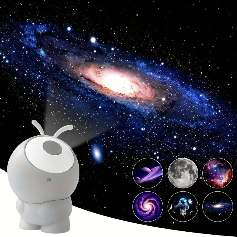 6-in-1 Yulduzli Proyektor Galaktika Chiroqi Yotoqxonani Dekoratsiya qilish uchun Tungi Chiroq