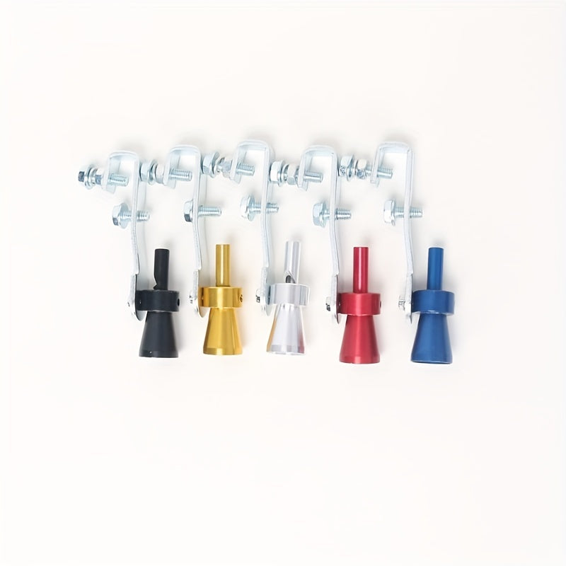 Universal Car Motorcycle Exhaust Whistle Red Black Turbo Sound Tuning Emulator