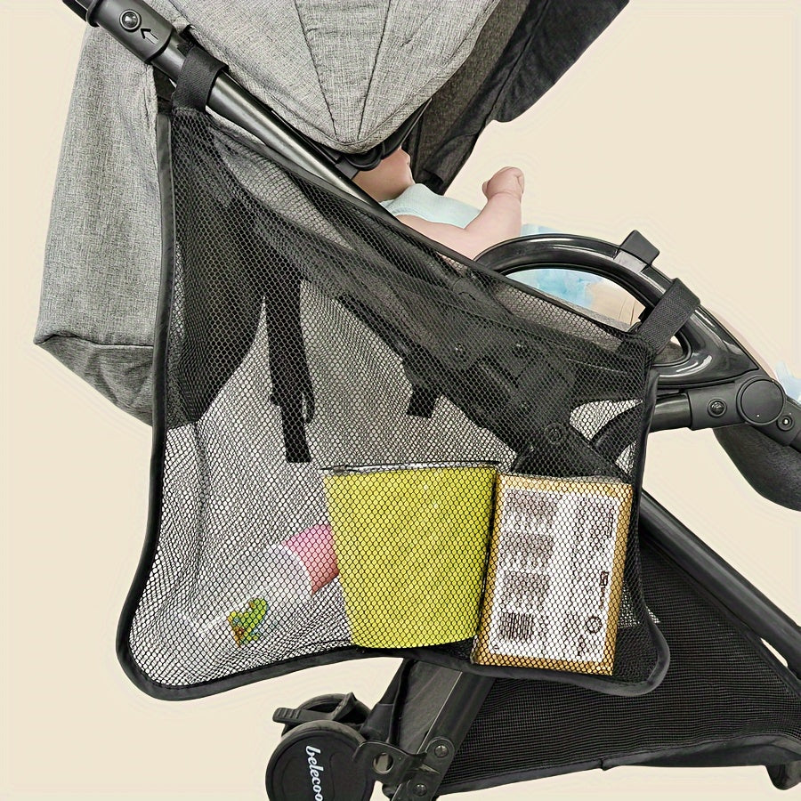 Stroller Side Hanging Net Bag Universal Anti-Slip for Ages 14+