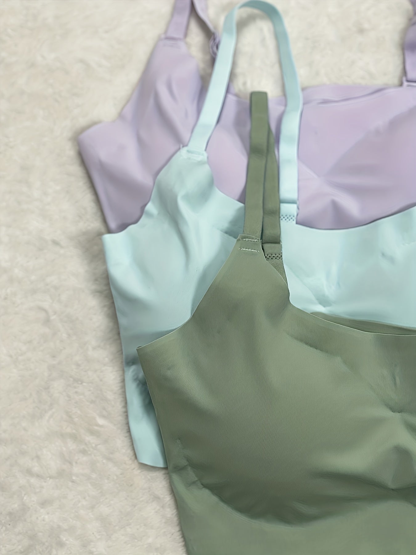 Women's Wireless Bralette with Adjustable Straps Seamless Comfort Pack of 4