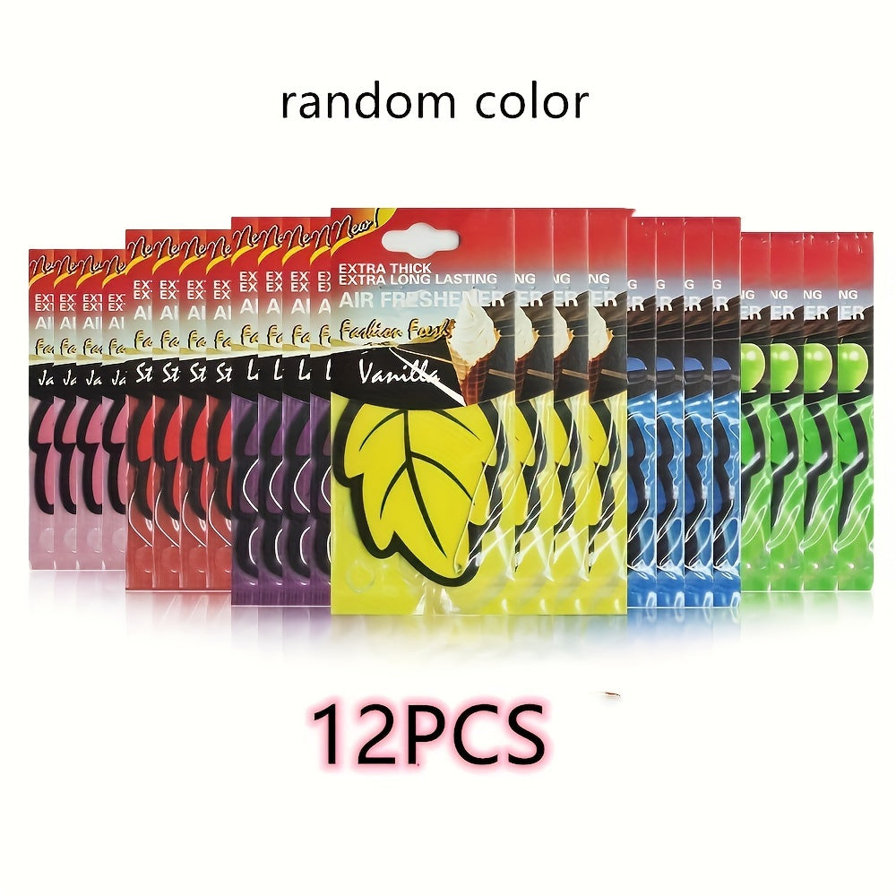Juego de ambientadores para coche 2/6/12/24 piezas accesorios de interior con fragancia