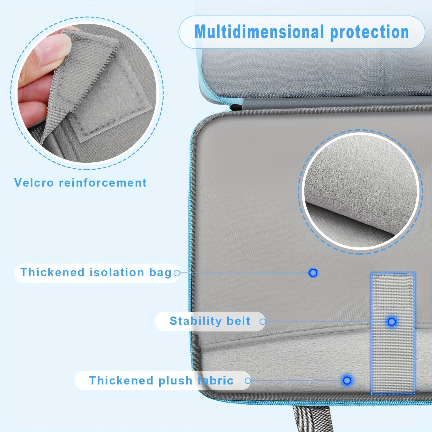 Мужчины Женщины TSA-совместимый ноутбук кейс 39,62-40,64 см Водонепроницаемый полиэстер