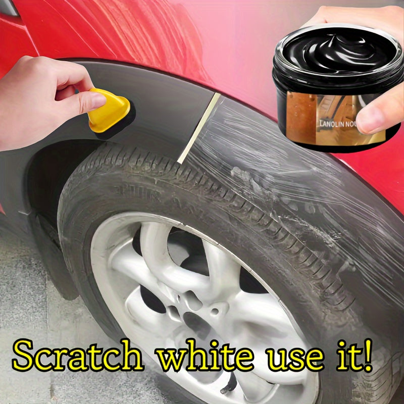 Car Plastic Restoration Paste for Scratch Repair Black Gloss Finish Easy Application