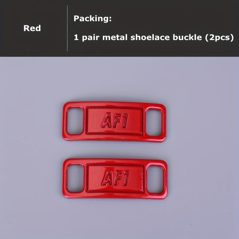 Unisex Shoe Lace Buckle Silver Metal Shoe Accessory