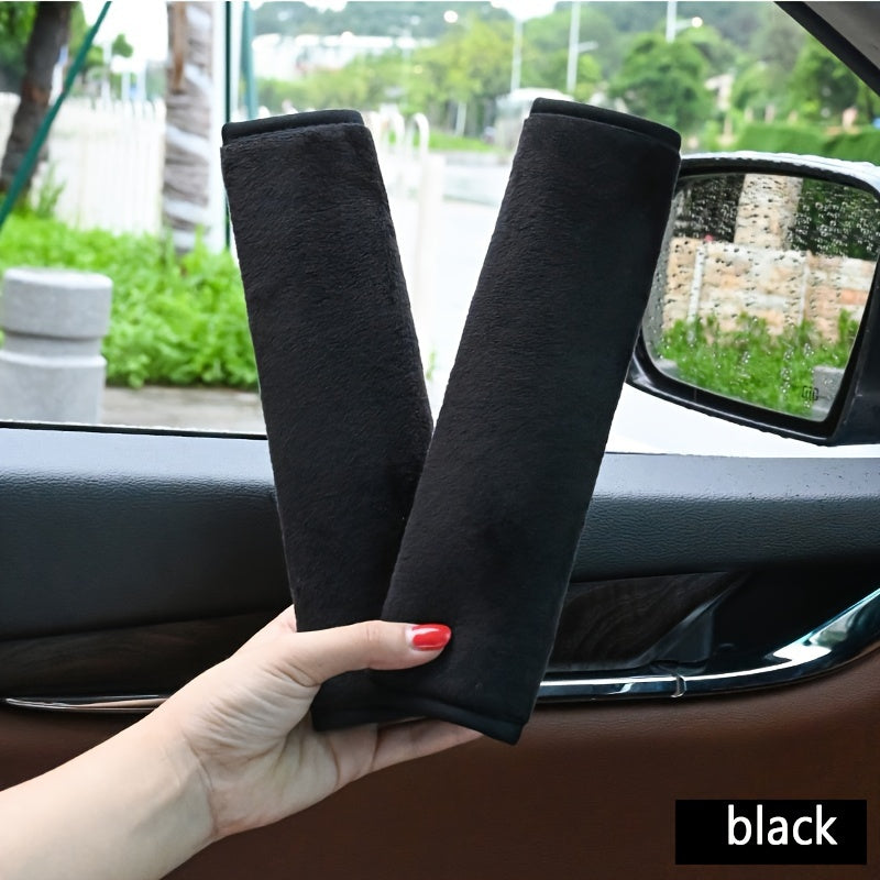 2PCS Soft Car Seat Belt Covers Shoulder Pads for Adults Teens Comfort