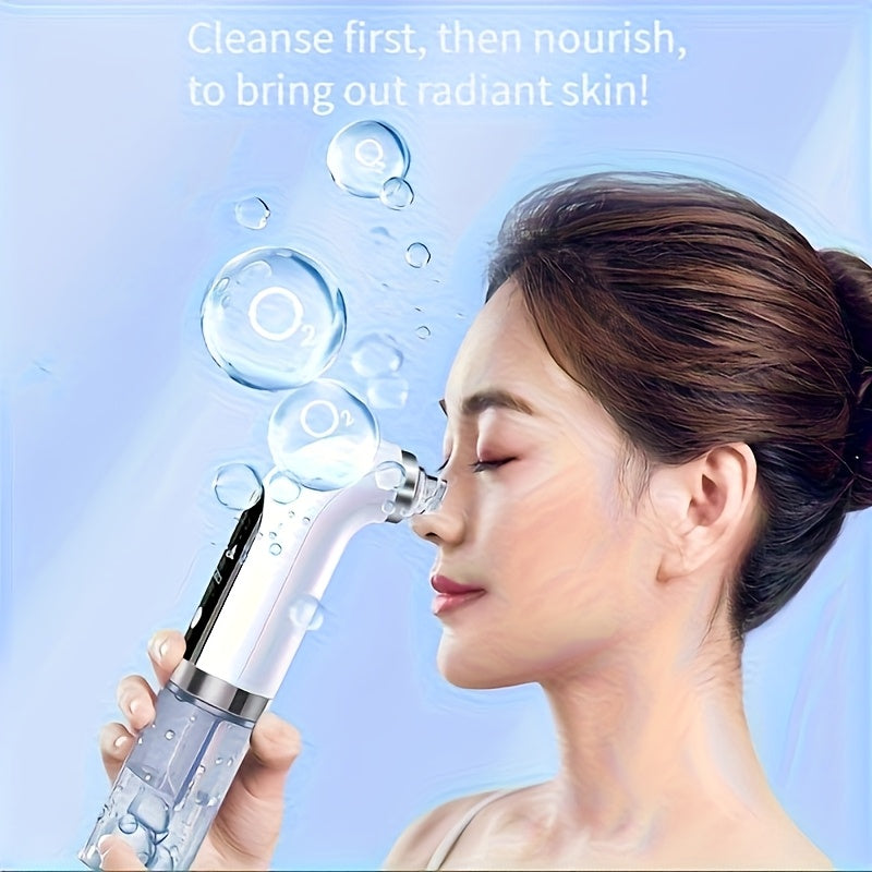 Electric Blackhead Pore Cleaner Facial Vacuum with USB Rechargeable Water Circulation
