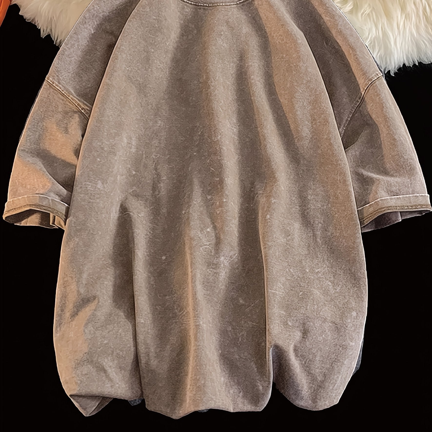 Unisex Vintage Tie Dye Cotton T-Shirt with Crew Neck and Loose Fit for Summer