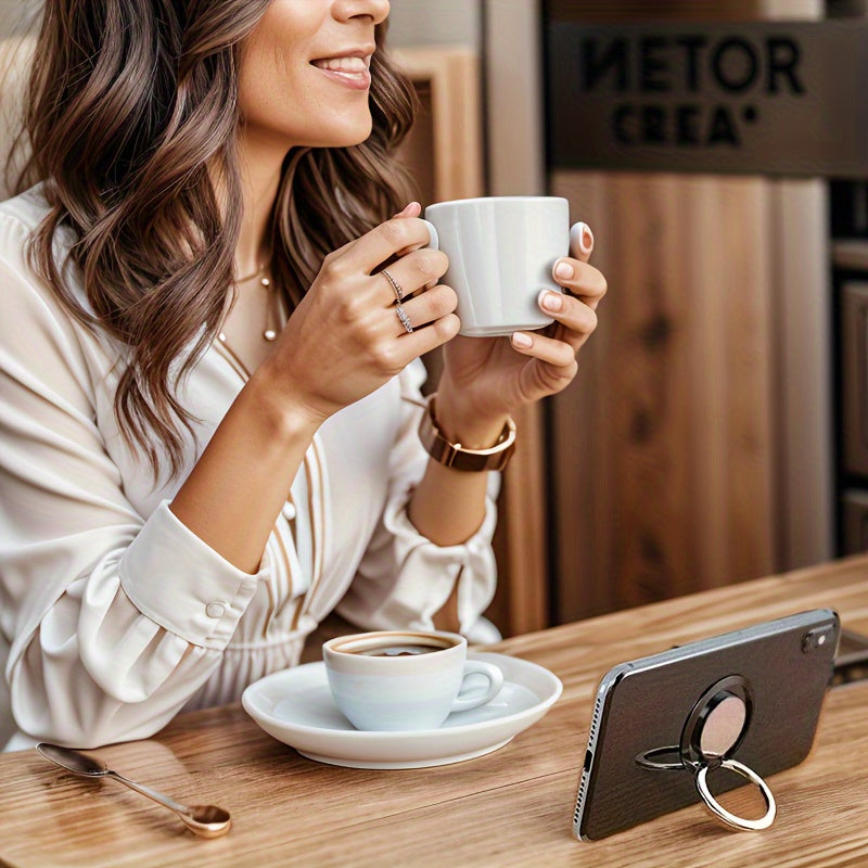 360 Degree Rotating Universal Phone Ring Holder Stand Magnetic Car Mount for Mobile Phones