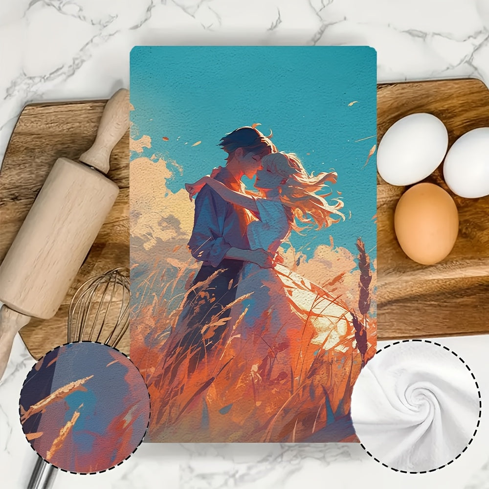 Ultra-Soft Kitchen Towels 40x60cm Absorbent Dish and Hand Towels