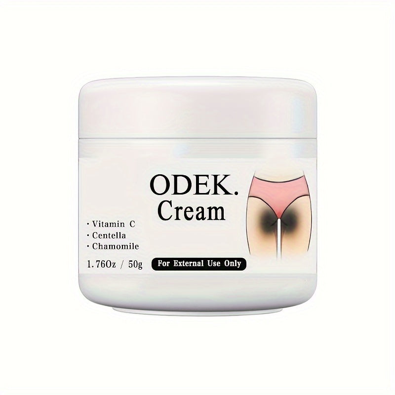 ODEK Radiant Glow Body Cream- 50g, Hidi yo'q, Qo'ltiq va Intim joylar uchun namlovchi losyon, Barcha teri turlari uchun mos.