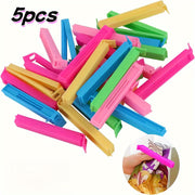 Pack de 5, 10, 20 clips reutilizables para almacenamiento de alimentos de polipropileno a prueba de humedad y polvo