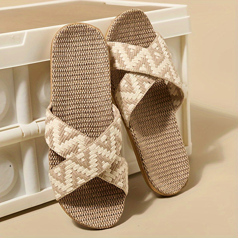 Women Open Toe Slides Casual Slip-On Summer Flat Shoes