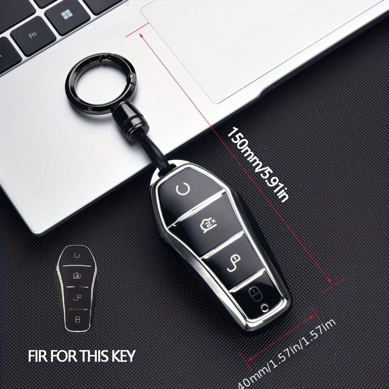Car Key Cover TPU Durable Anti-Drop Smart Remote Protector for Vehicle