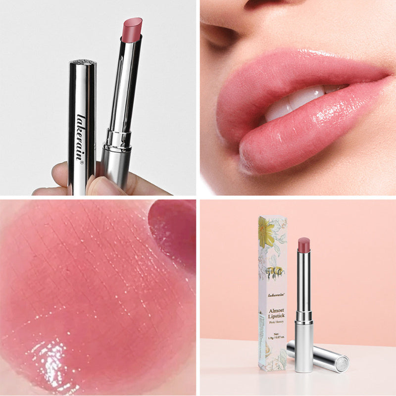 Bálsamo labial rosa con vitamina E para nutrir e hidratar todo tipo de piel