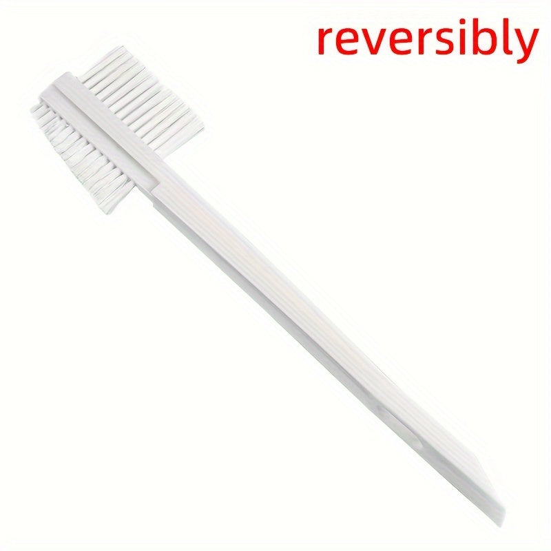 Car Interior Dual-Sided Edge Corner Gap Cleaning Brush Durable PP Bristles