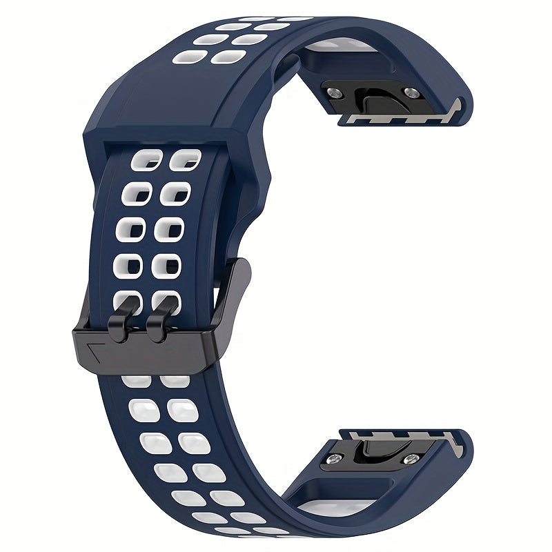 Garmin Fenix 7 Solar, Forerunner 955, Instinct 2 va boshqalar uchun maksimal qulaylik va chidamlilik uchun mo'ljallangan yuqori samarali sport kamarlarimiz bilan yangilang. Fenix 6, 5, Forerunner 945, Fenix3 HR, Descent MK 1 va boshqalar bilan mos keladi.