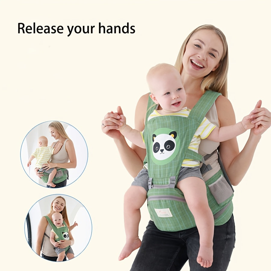 Baby Carrier Sling Reversible Waist Stool for Travel Polyester Mixed Colors Lightweight
