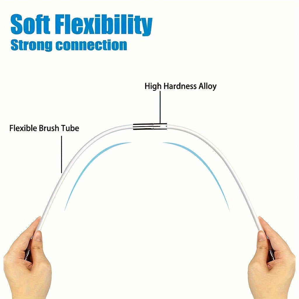 Chimney Sweep Set 11 Pieces with Flue Brush Rod Kit Soot Cleaning Tools