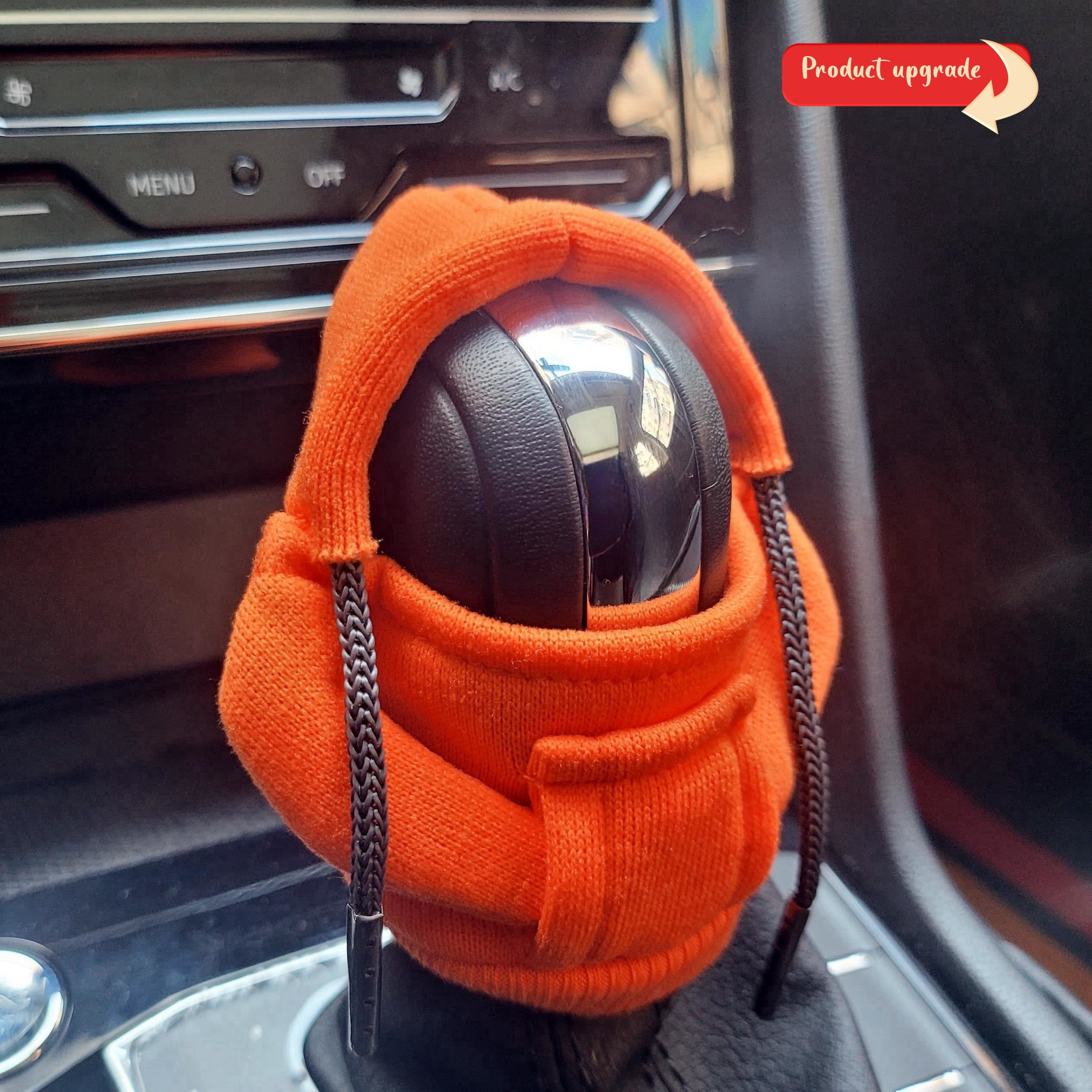 Car Interior Gear Shift Cover Hooded Cloth Auto Decoration Protector