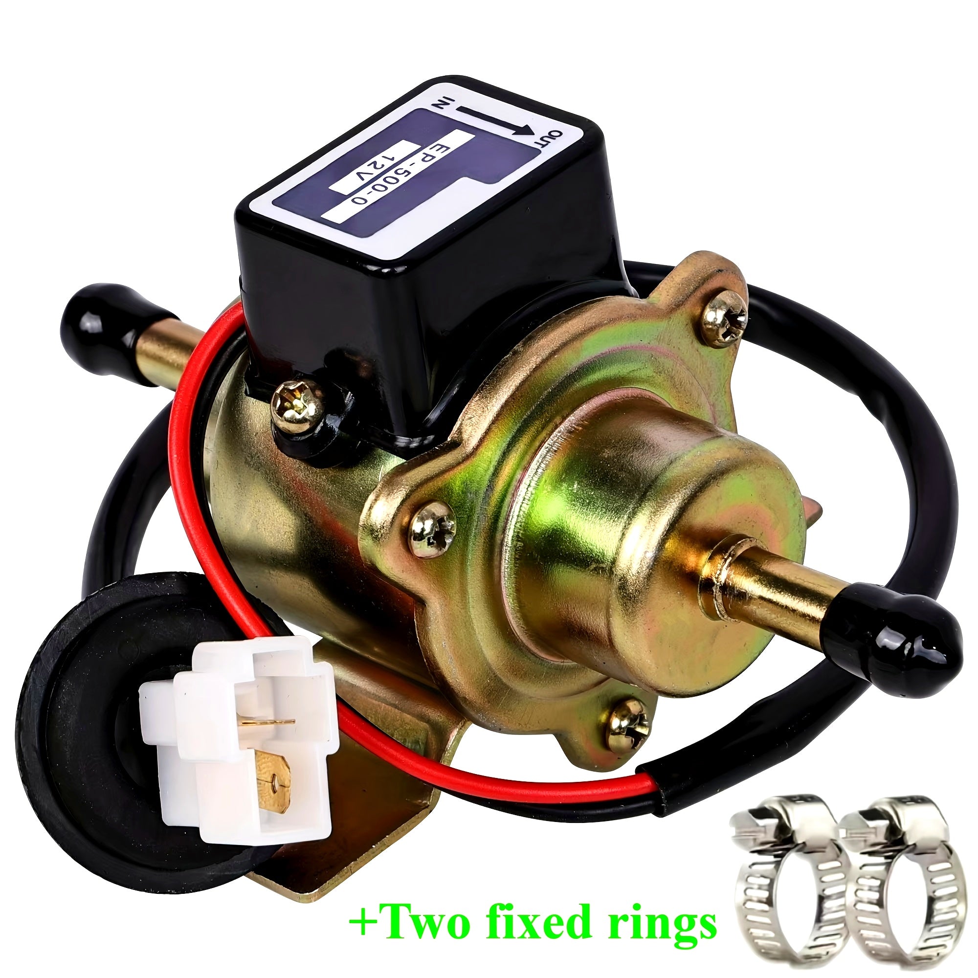 Universal 12V Metal Fuel Pump for Gasoline and Diesel Cars Low Pressure