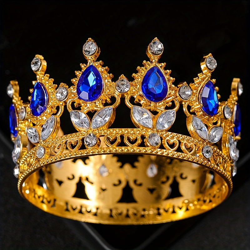 Nayrangli to'y soati uchun nafis to'y qiroli tiara, soch aksessuari