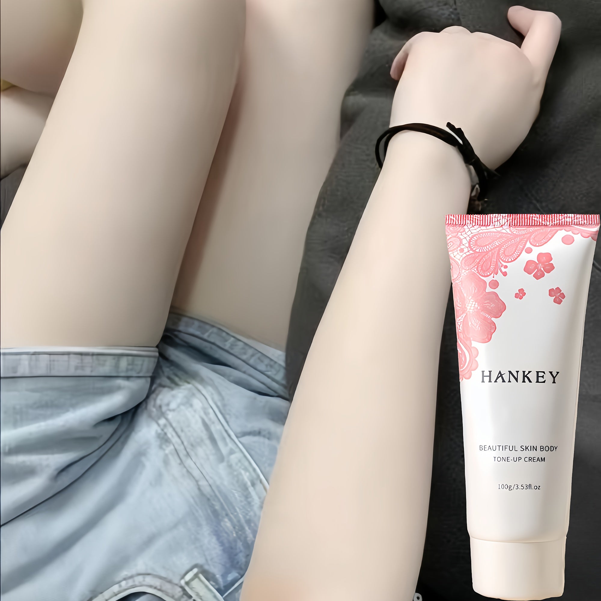 Unisex Body Cream 100g Hypoallergenic Moisturizing Brightening Glycerin Niacinamide Cherry Blossom Scent