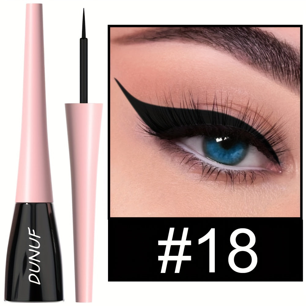 Women Matte Waterproof Liquid Eyeliner 18 Colors Easy to Apply Quick Drying