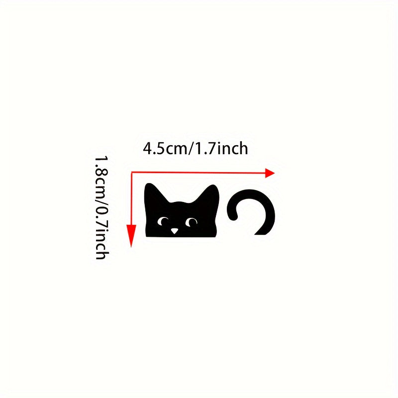 Mini Cat Decal for Cars and Indoor Use Vinyl Rearview Mirror Sticker
