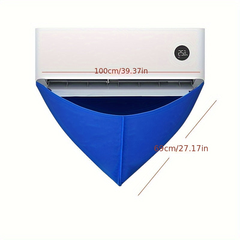 Air Conditioner Cleaning Kit 3 Pieces for Wall-Mounted Indoor Units Universal Catchment Bag
