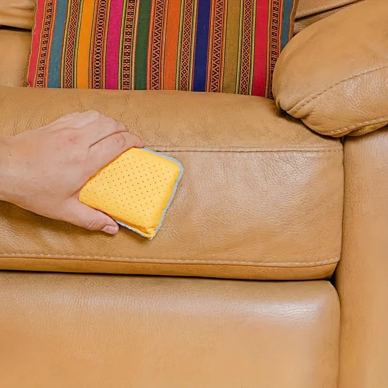 Paquete de 2 esponjas de microfibra grandes para eliminar la niebla de ventanas, para limpiar cristales y espejos