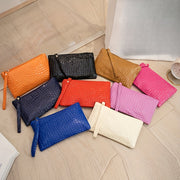 Red Minimalist Ladies' Handbag with Zipper Closure, Polyester Lining, Shoulder Strap