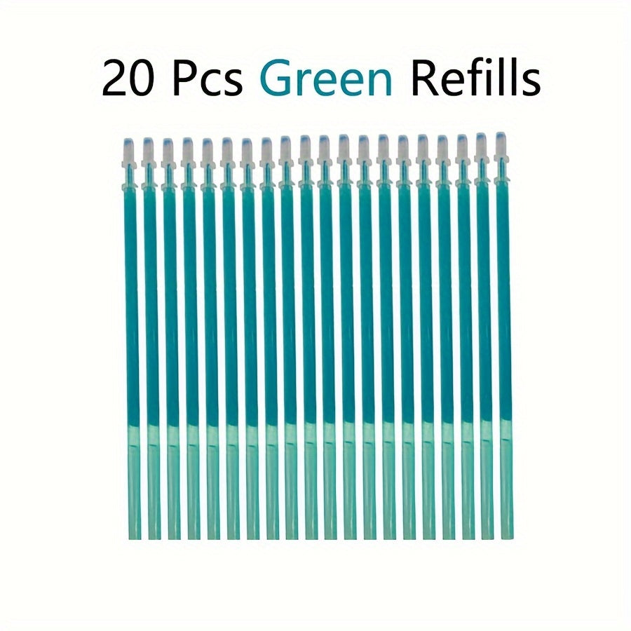 13 yoki 20 ta o'chiriladigan ruchka to'plami, 0.5 refill, yuviladigan tutqich. Ofis yoki maktabda foydalanish uchun mukammal.