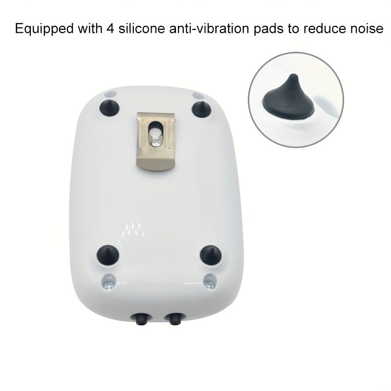 Portable Aquarium Air Pump with Rechargeable 2600mAh Battery Silent Mode for Fish Tanks and Outdoor Aquariums