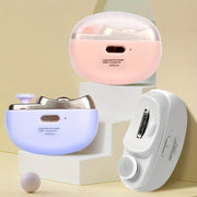 Electric Nail Clipper and Polisher USB Rechargeable Portable with Built-in Nail Debris Storage