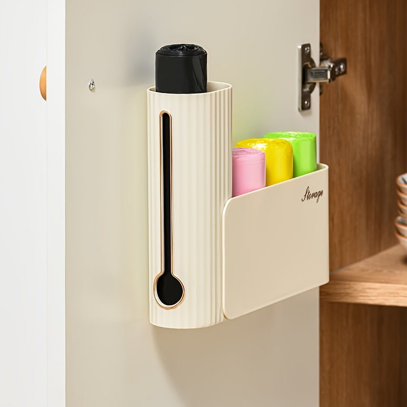 Plastik Xaltalarni Oson Tashkil Qiling - Samarali Oshxona Saqlash uchun Devorga O'rnatiladigan Axlat Xalta Tashkiliy