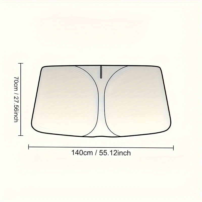 Universal Car Sunshade Thermal Front Window Shade for Interior Accessories