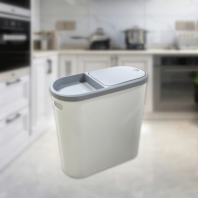 Кухонный мусорный бак для утилизации пищи, мусорное ведро для ванной с крышкой 5л