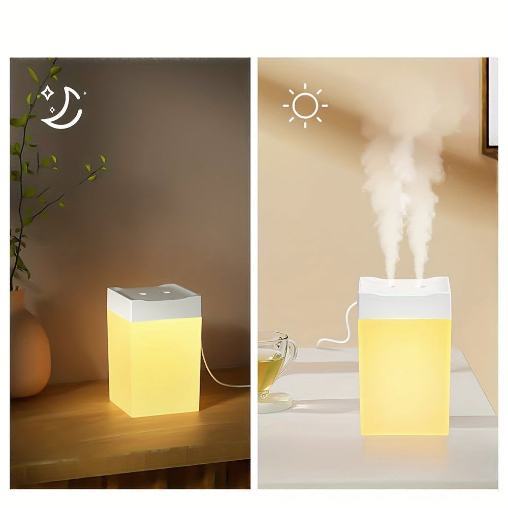 Ultrasonic Mini Aromatherapy Diffuser with LED Night Light USB Powered for Bedroom or Tabletop