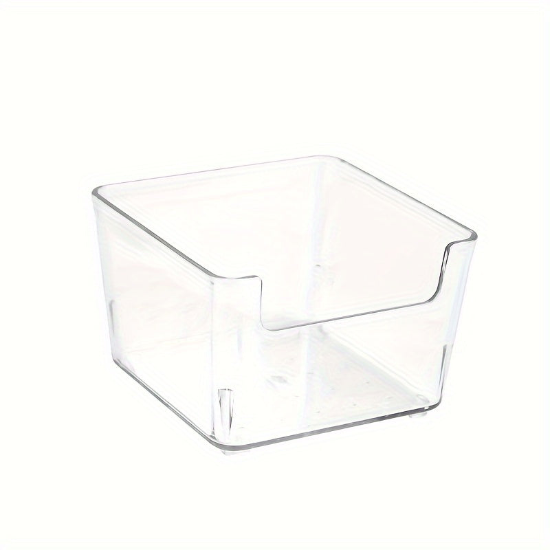 Transparent Acrylic Drawer Storage Box for Stationery Organization in Dormitories, 2 Sizes