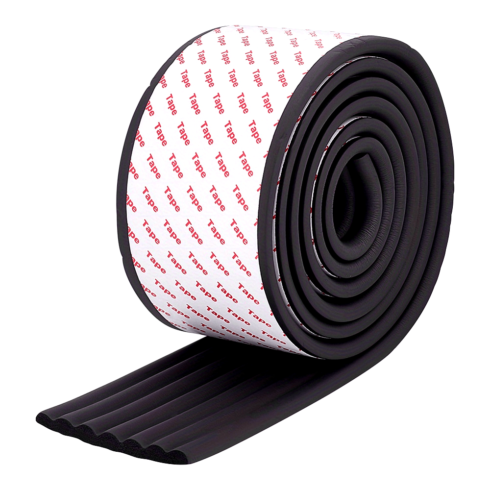 2.3 Yards Black Adhesive Cover for Bunk Bed Ladder Steps 81mm Wide