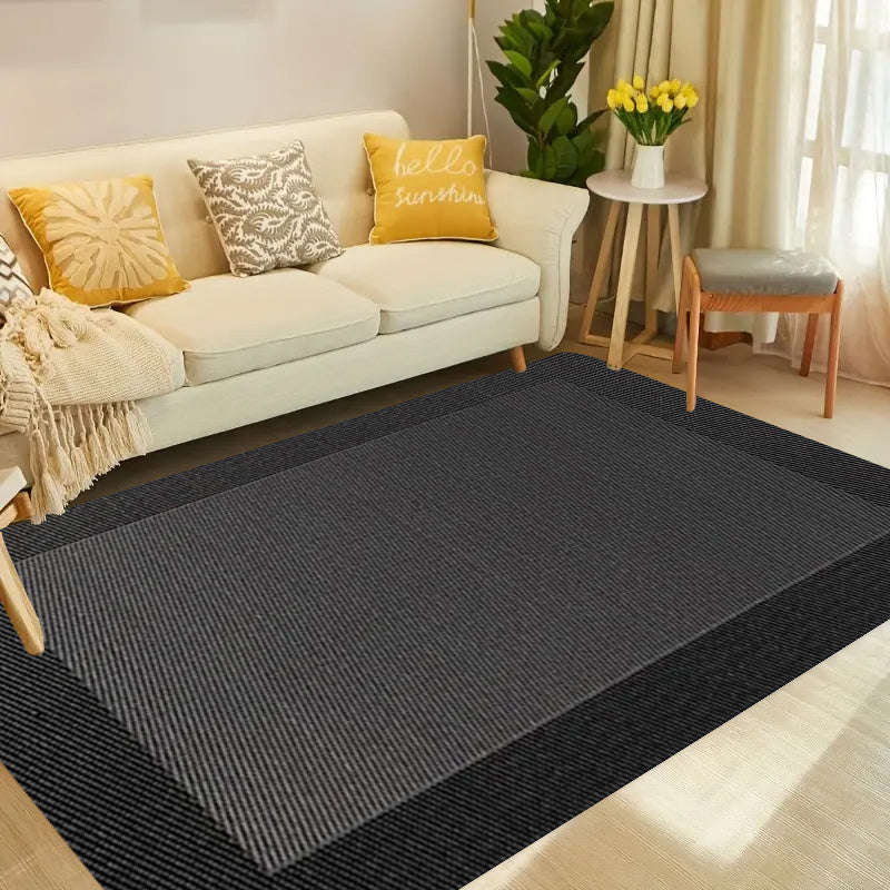 Non-Slip Polyester Doormat Waterproof 1.1cm Thick for Kitchen Entryway