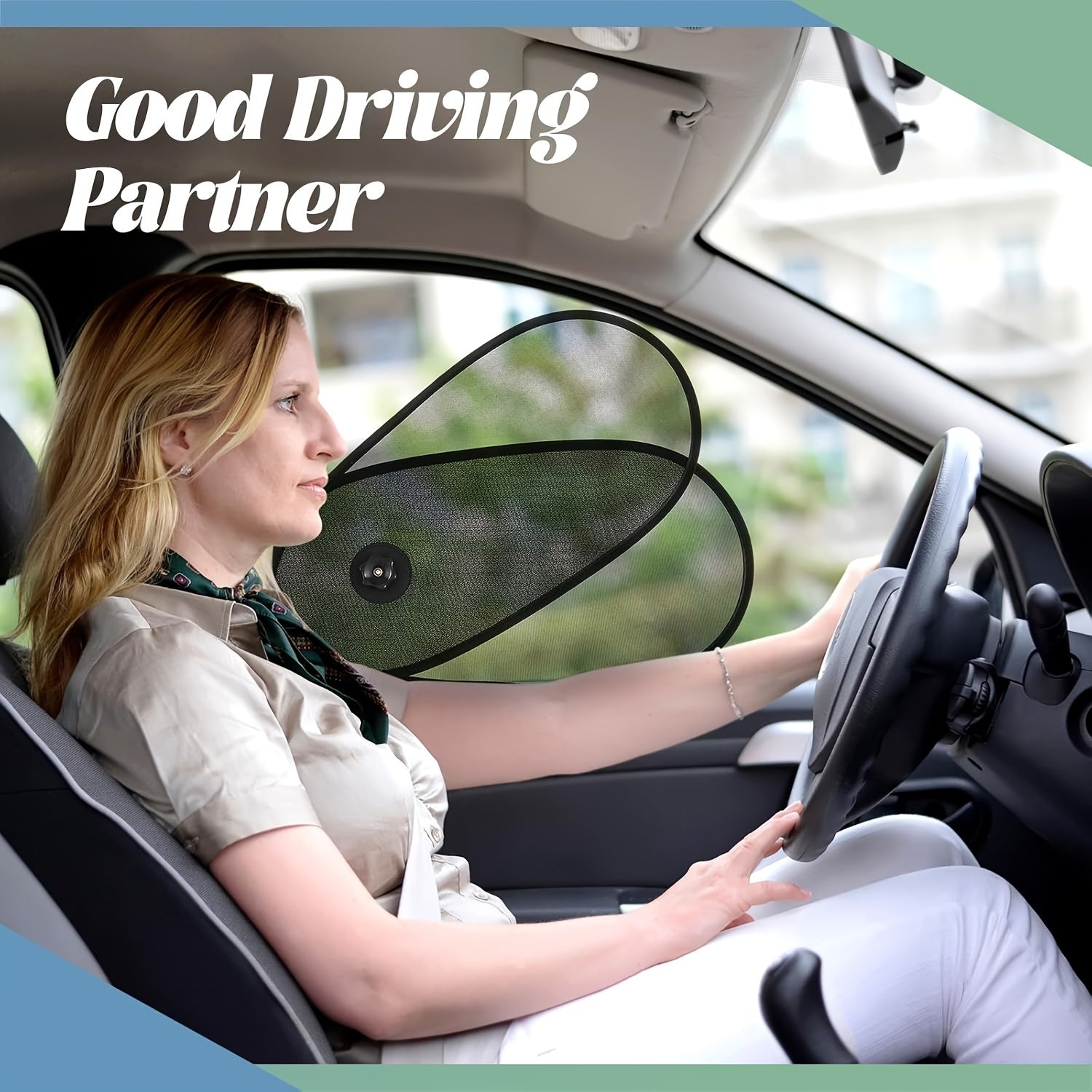 Universal Car Sunshade Mesh for Side Window — Adjustable, Heat Blocking