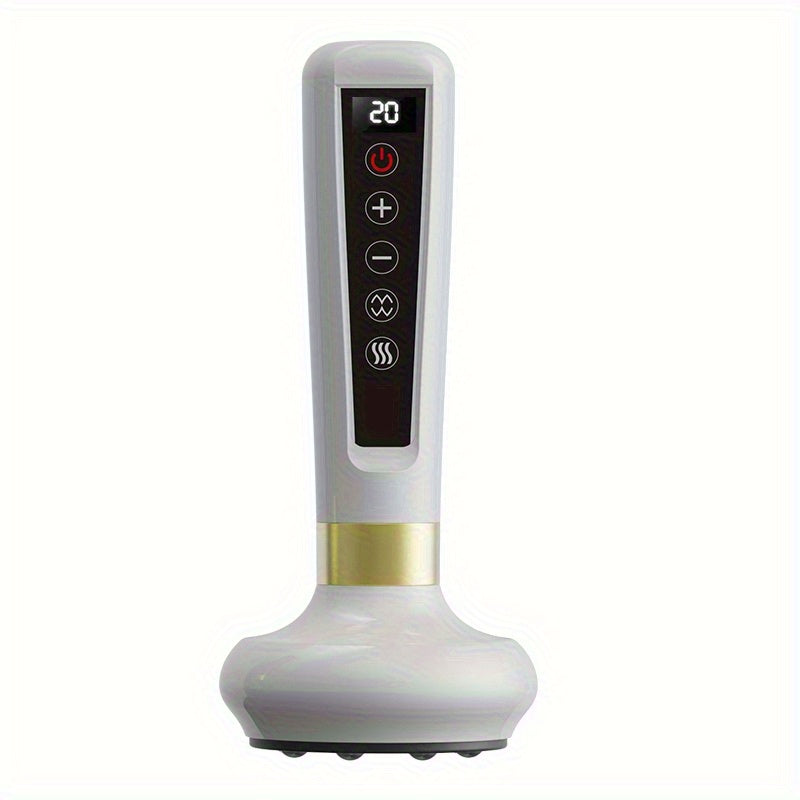 Adjustable 12-Level Digital Body Massage Device with USB Charging and Lithium Battery
