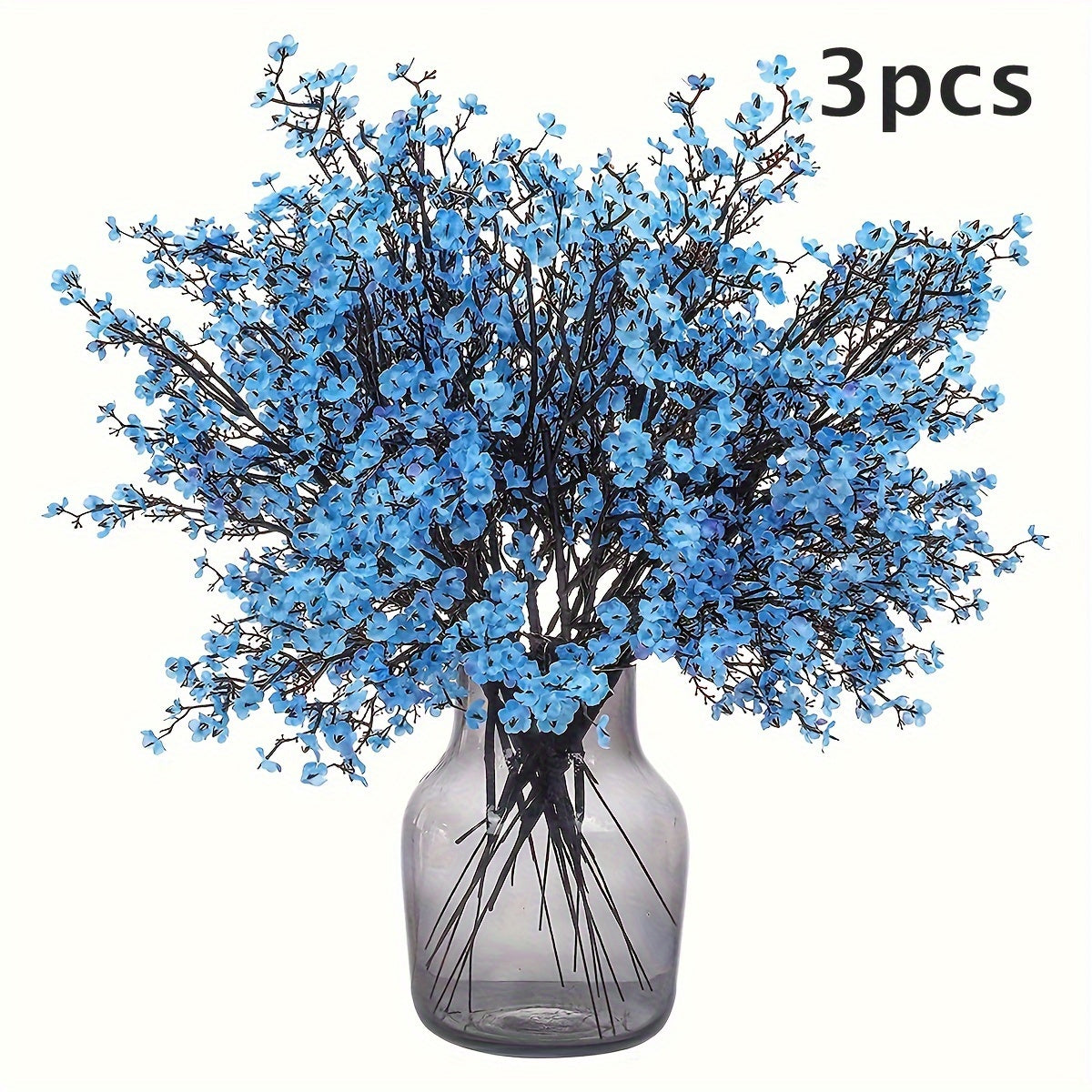 3-Piece Artificial Cherry Blossom Branch Set for Home Decor