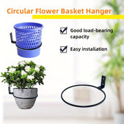 Metal Wall-Mount Plant Bracket with Heavy Load Capacity for Indoor Plants and Baskets