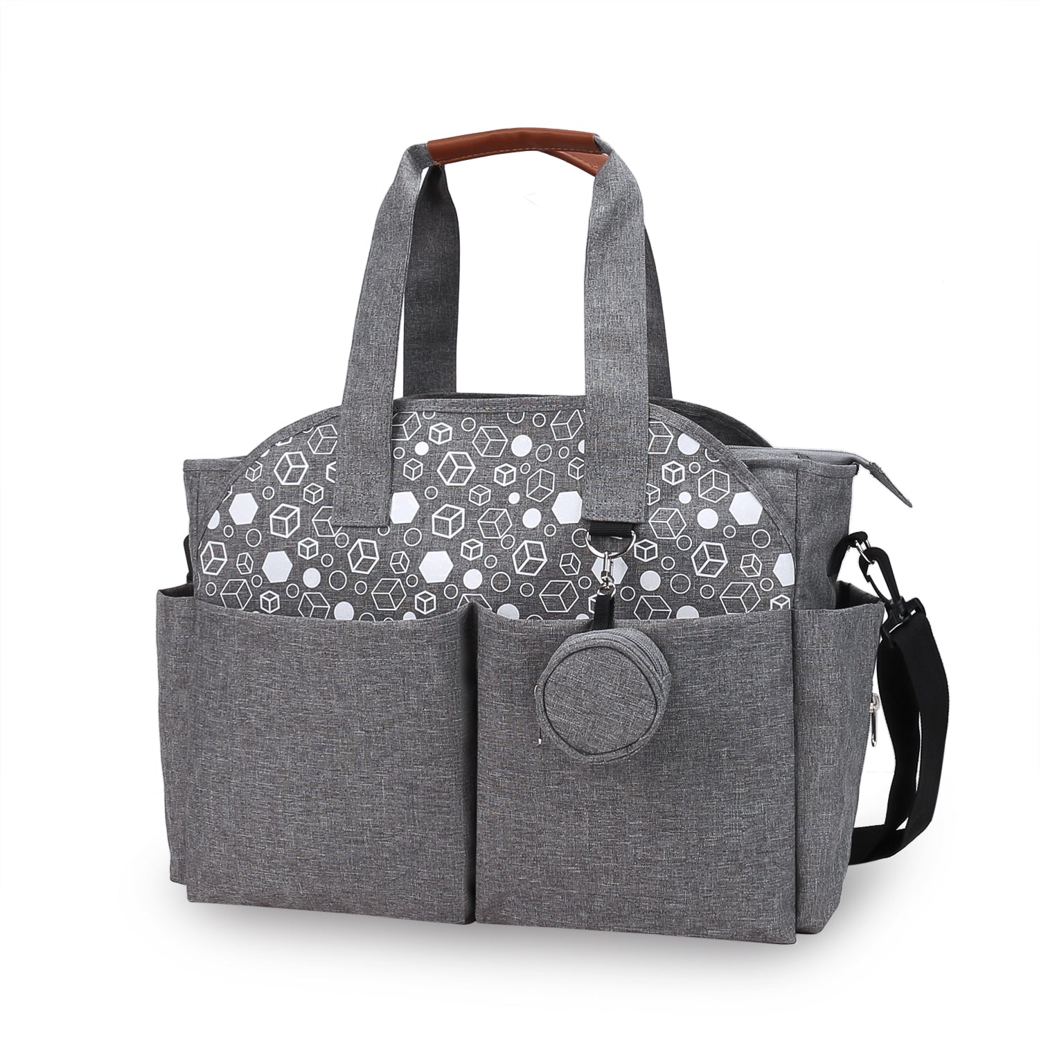 Diaper Bag Tote Purse Satchel for Moms and Girls Large Canvas Organizer